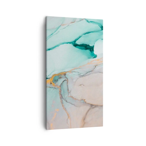Bild auf Leinwand - Leinwandbild - Ein Tanz der Formen und Farben - 45x80 cm