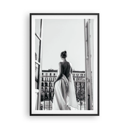 Poster in einem schwarzem Rahmen - Erweckung der Sinne - 61x91 cm