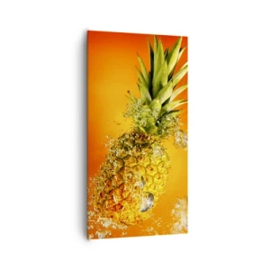 Bild auf Leinwand - Leinwandbild - Tropisch saftige Frische - 65x120 cm