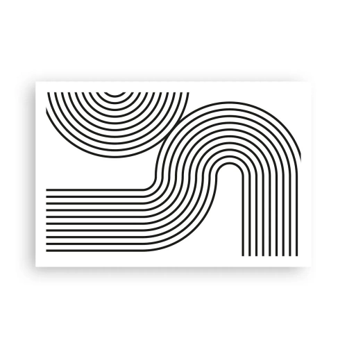 Poster - An der Kurve - 91x61 cm