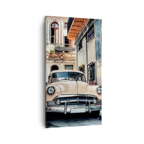 Bild auf Leinwand - Leinwandbild - Die Siesta in Havanna - 45x80 cm