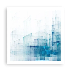 Poster - Wie der Raum wgeschaffen urde - 60x60 cm