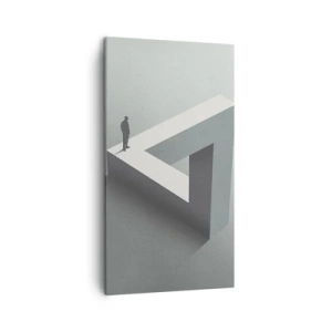 Bild auf Leinwand - Leinwandbild - Es ist also doch möglich - 45x80 cm