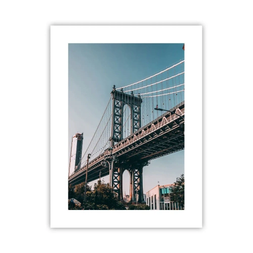 Poster - Über den Wellen der Stadt - 30x40 cm