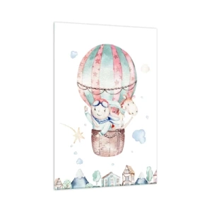 Glasbild - Bild auf glas - Wir kommen bald zurück! - 70x100 cm