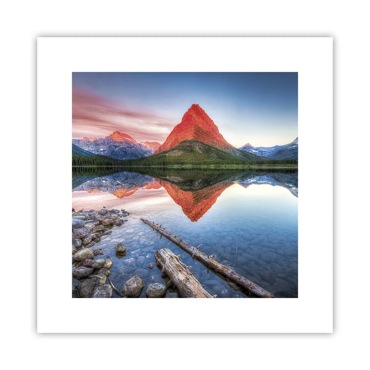 Poster - Hitze und Kälte - 30x30 cm