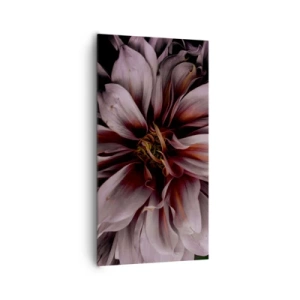 Bild auf Leinwand - Leinwandbild - Ein Blumenherz - 65x120 cm