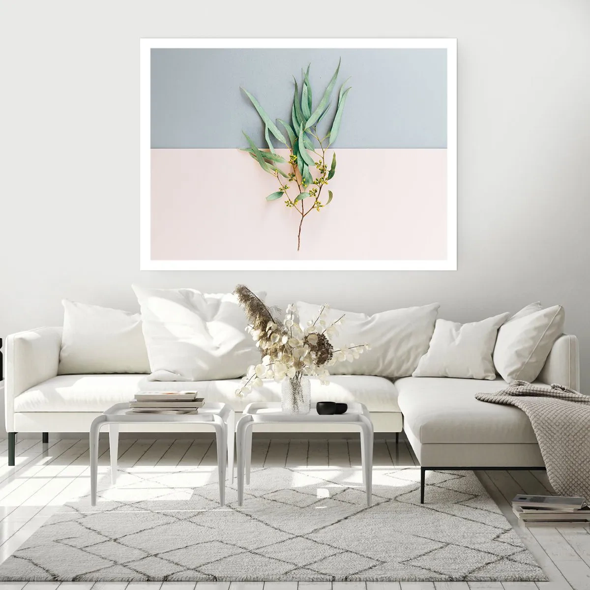 Poster - Pastellige Subtilität - 91x61 cm