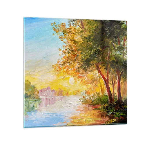 Glasbild - Bild auf glas - Et in Arcadia ego - 40x40 cm