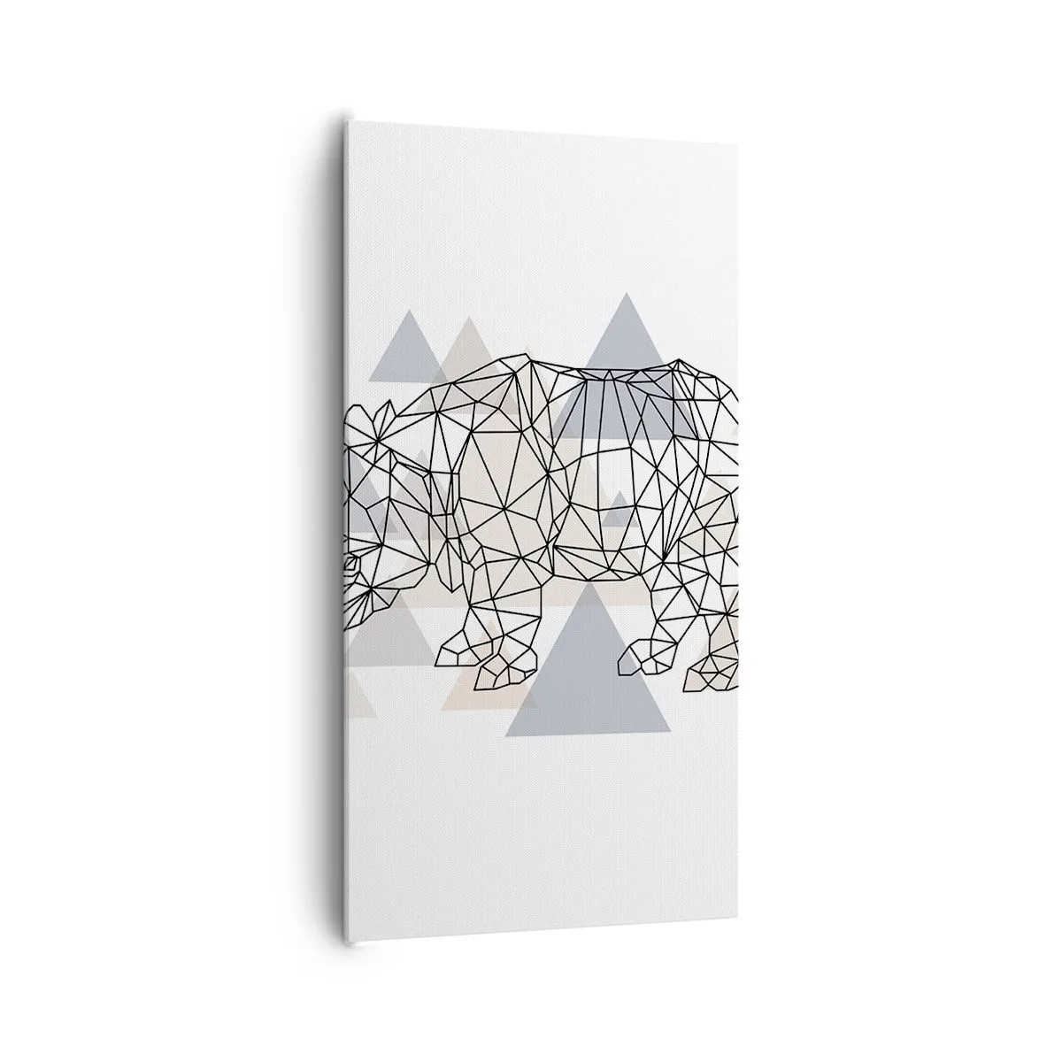 Bild auf Leinwand - Leinwandbild - Struktur der Stärke - 65x120 cm