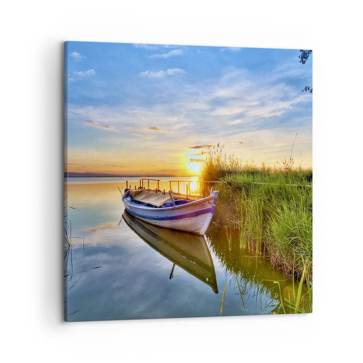 Bild auf Leinwand - Leinwandbild - Bucht erfüllter Träume - 50x50 cm