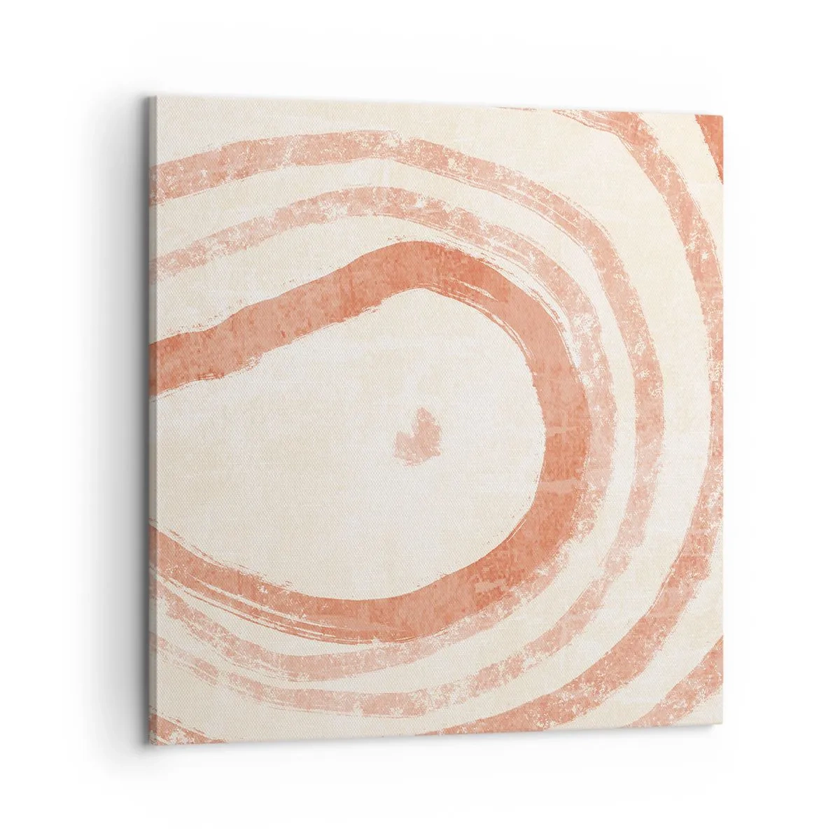 Bild auf Leinwand - Leinwandbild - Korallenkreise – Komposition - 60x60 cm