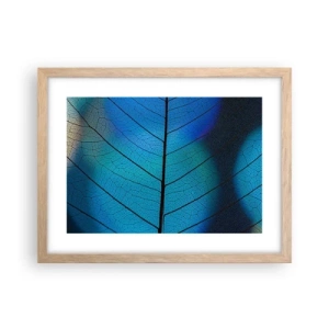 Poster in einem Rahmen aus heller Eiche - Komplizierte Konstruktion - 40x30 cm