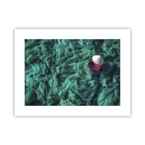 Poster - In einem Meer aus Netzen - 40x30 cm