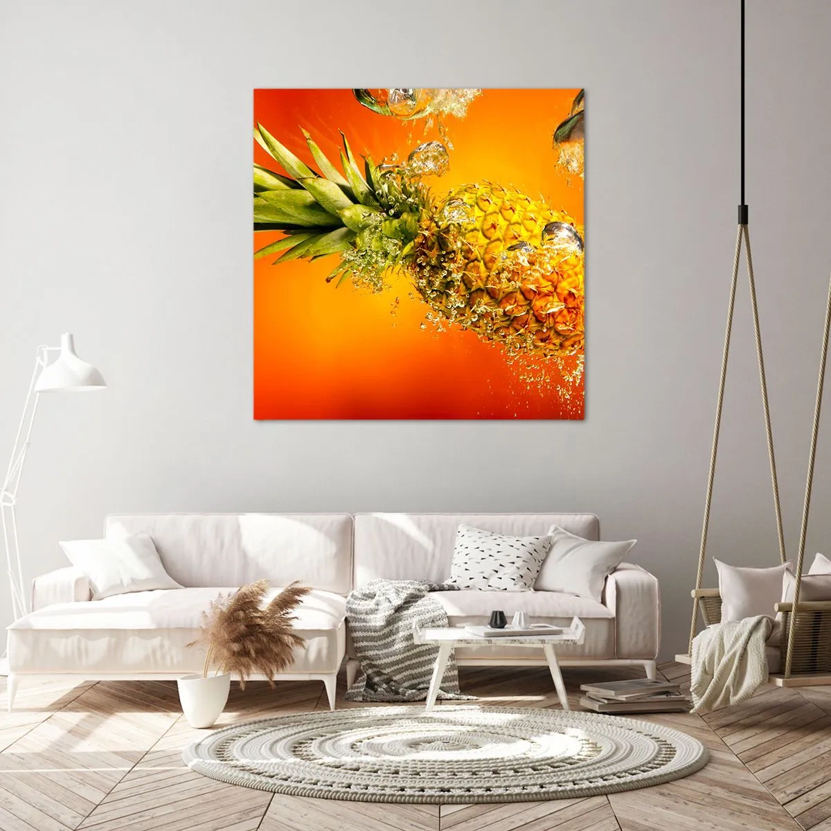 Bild auf Leinwand - Leinwandbild - Tropisch saftige Frische - 50x50 cm