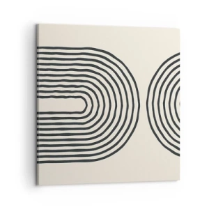 Bild auf Leinwand - Leinwandbild - In einem Moment ... - 50x50 cm