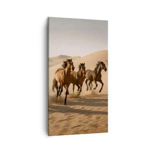 Bild auf Leinwand - Leinwandbild - Frei wie der Wind - 45x80 cm