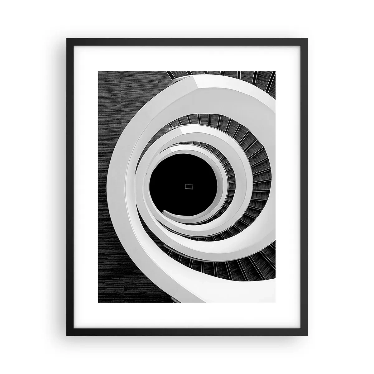 Poster in einem schwarzem Rahmen - Zum Kern der Sache - 40x50 cm