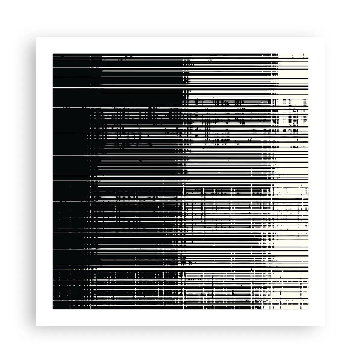 Poster - Wellen und Vibrationen - 60x60 cm