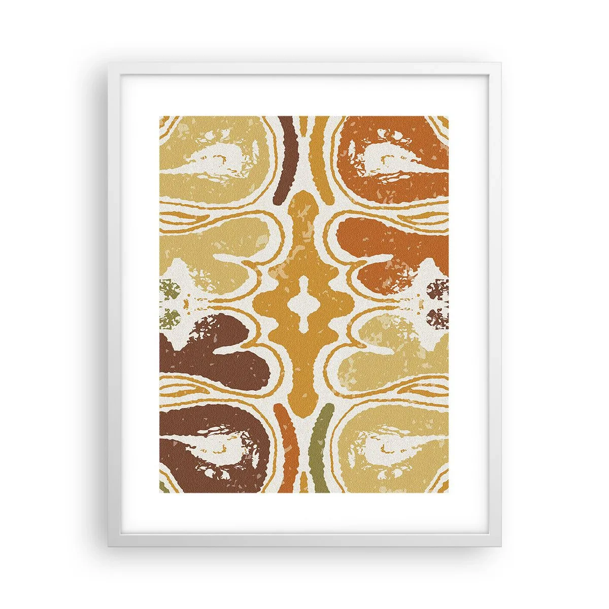 Poster in einem weißen Rahmen - Sentimentale Abstraktion - 40x50 cm