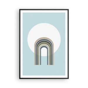 Poster in einem schwarzem Rahmen - Unwiderstehliche Anziehungskraft - 70x100 cm