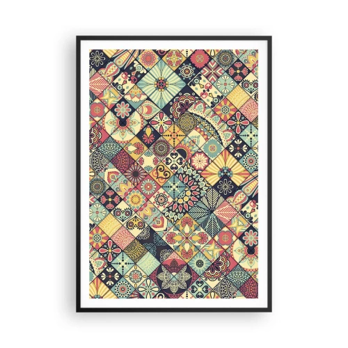 Poster in einem schwarzem Rahmen - marokkanische Atmosphäre - 70x100 cm