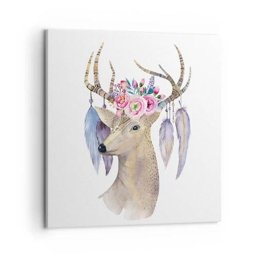 Bild auf Leinwand - Leinwandbild - Seelenführer - sanft, unschuldig - 50x50 cm