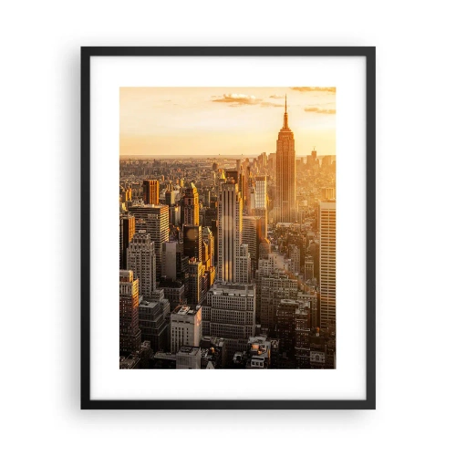 Poster in einem schwarzem Rahmen - In der Sonne wachsen - 40x50 cm