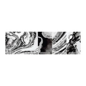 Fototapetenmuster Standard Eco - Am Anfang war Chaos - Abstraktion, Stück, Modernes Muster - 100x30 cm