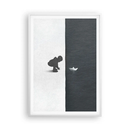 Poster in einem weißen Rahmen - Tolle Expedition - 70x100 cm