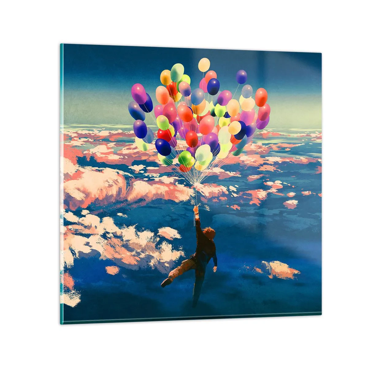 Glasbild - Bild auf glas - Ein Kindheitstraum wird wahr - 30x30 cm