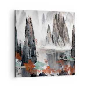 Bild auf Leinwand - Leinwandbild - Mächtige Wächter - 60x60 cm