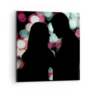 Bild auf Leinwand - Leinwandbild - Jawohl! - 70x70 cm