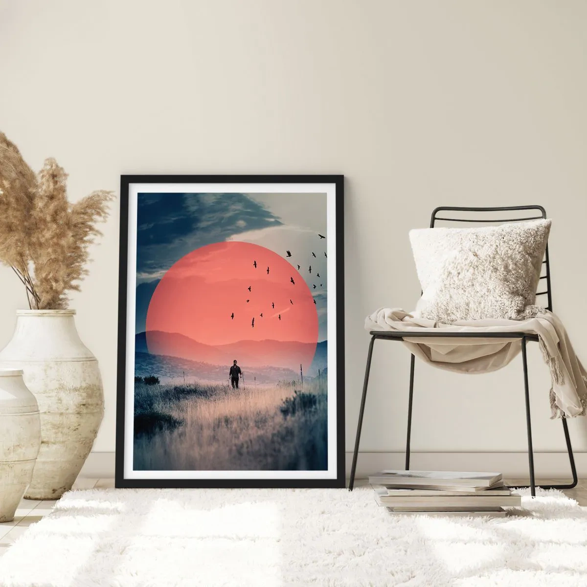 Poster in einem schwarzem Rahmen - In eigenen Elementen - 70x100 cm