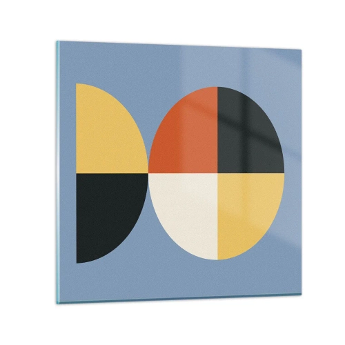 Glasbild - Bild auf glas - Beobachte und zähle - 40x40 cm