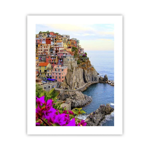 Poster - Lachende Stadt - 40x50 cm