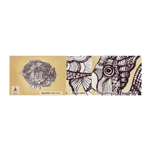 Fototapeten Muster Selbstklebend Deluxe Sticker - Aus dem Ozean der Ornamente - Fisch, Ornament, Dekoration - 100x30 cm