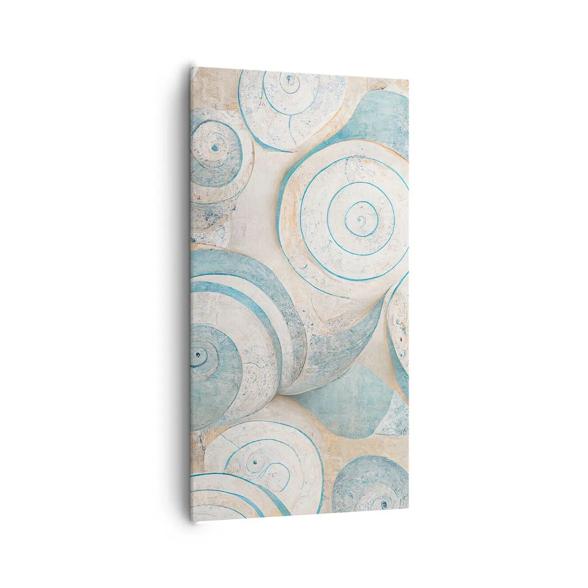 Bild auf Leinwand - Leinwandbild - Was verbirgt sich in der Muschel? - 65x120 cm