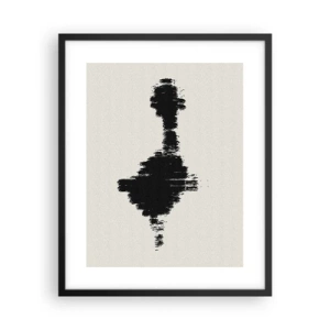 Poster in einem schwarzem Rahmen - Schwingungen der Fantasie - 40x50 cm