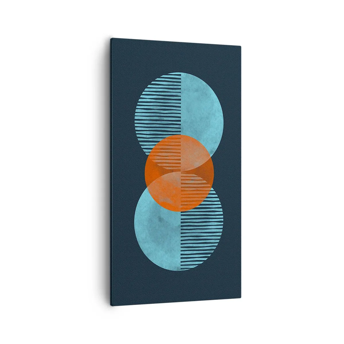 Bild auf Leinwand - Leinwandbild - Symmetrische Komposition - 55x100 cm