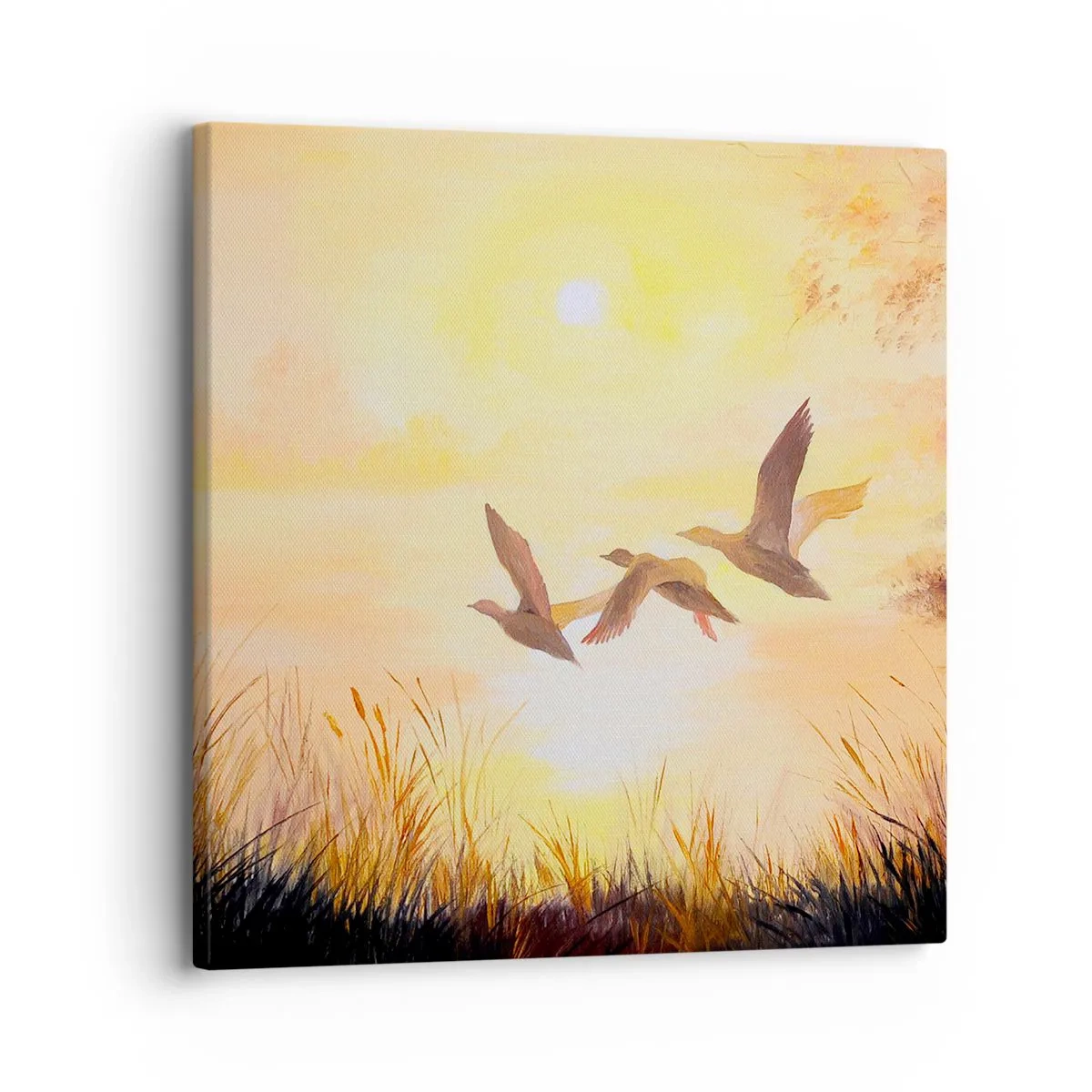 Bild auf Leinwand - Leinwandbild - Der Beginn einer langen Reise - 30x30 cm