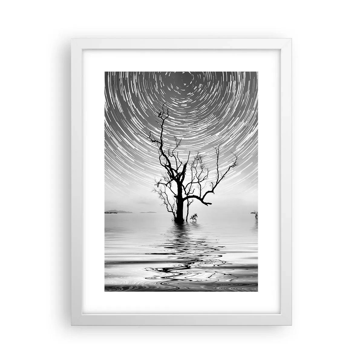 Poster in einem weißen Rahmen - Eine Sinfonie der Natur - 30x40 cm