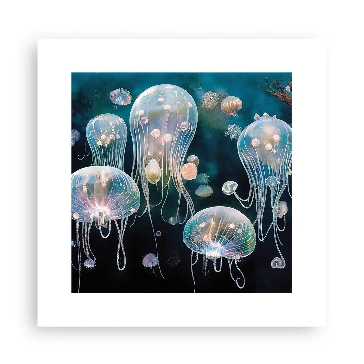 Poster - Unterwasserball - 30x30 cm