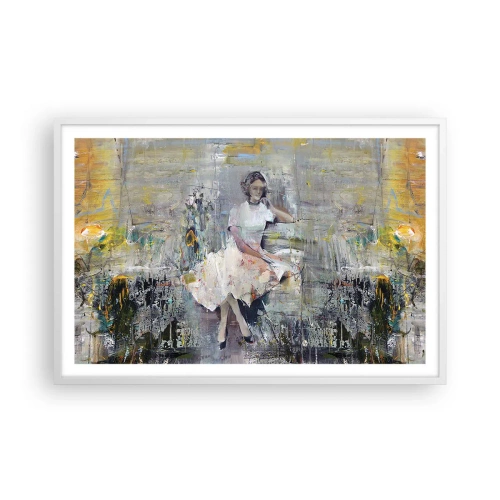 Poster in einem weißen Rahmen - Klassisch und modern - 91x61 cm