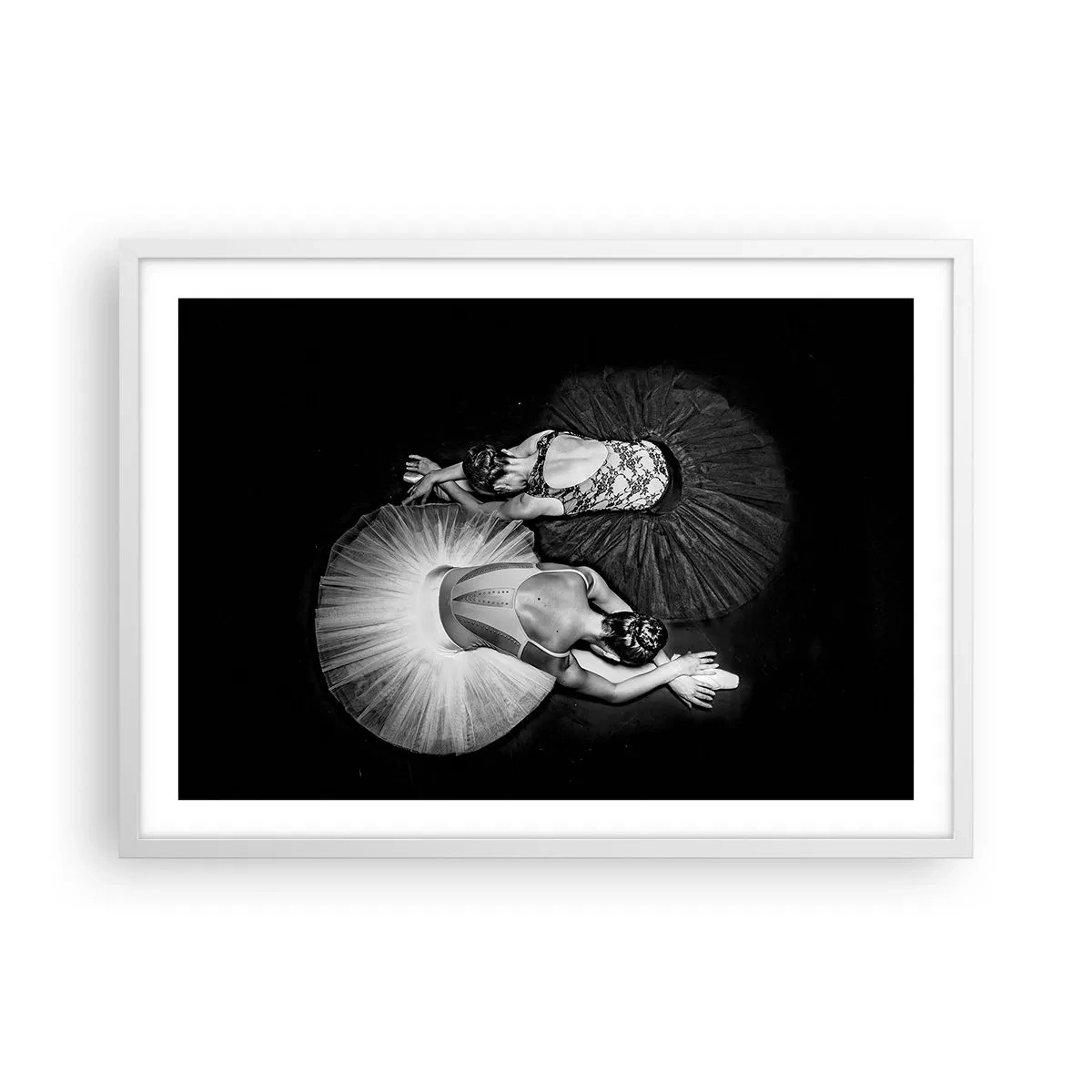 Poster in einem weißen Rahmen - Jin und Jang – perfekte Balance - 70x50 cm