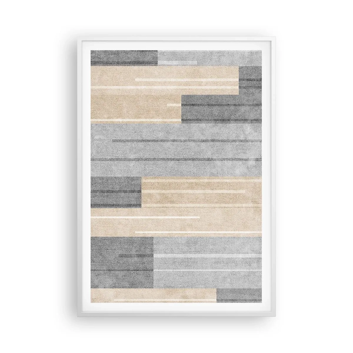 Poster in einem weißen Rahmen - Komposition: Vertikal halten - 70x100 cm
