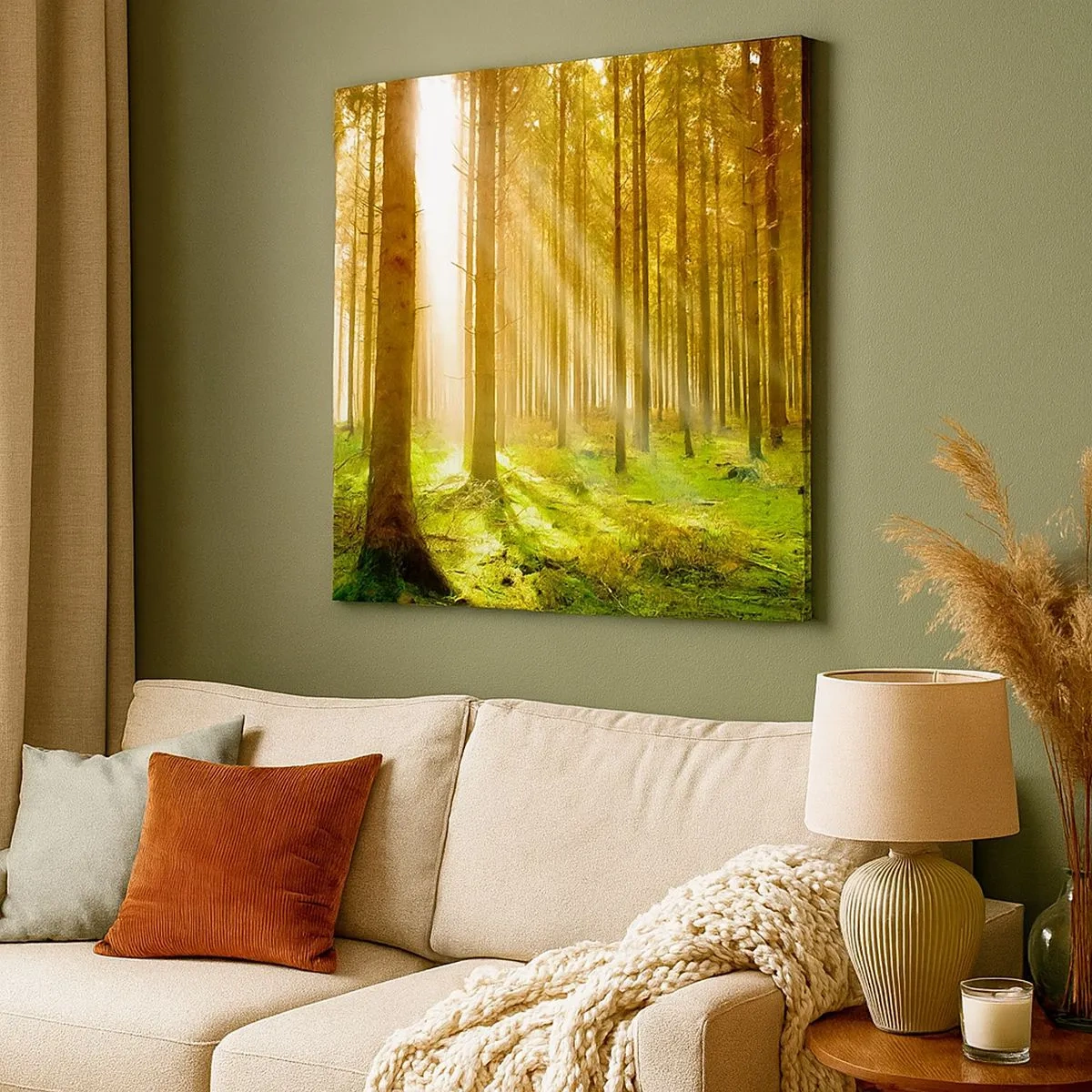 Bild auf Leinwand - Leinwandbild - Die Elfen werden bald erscheinen - 30x30 cm