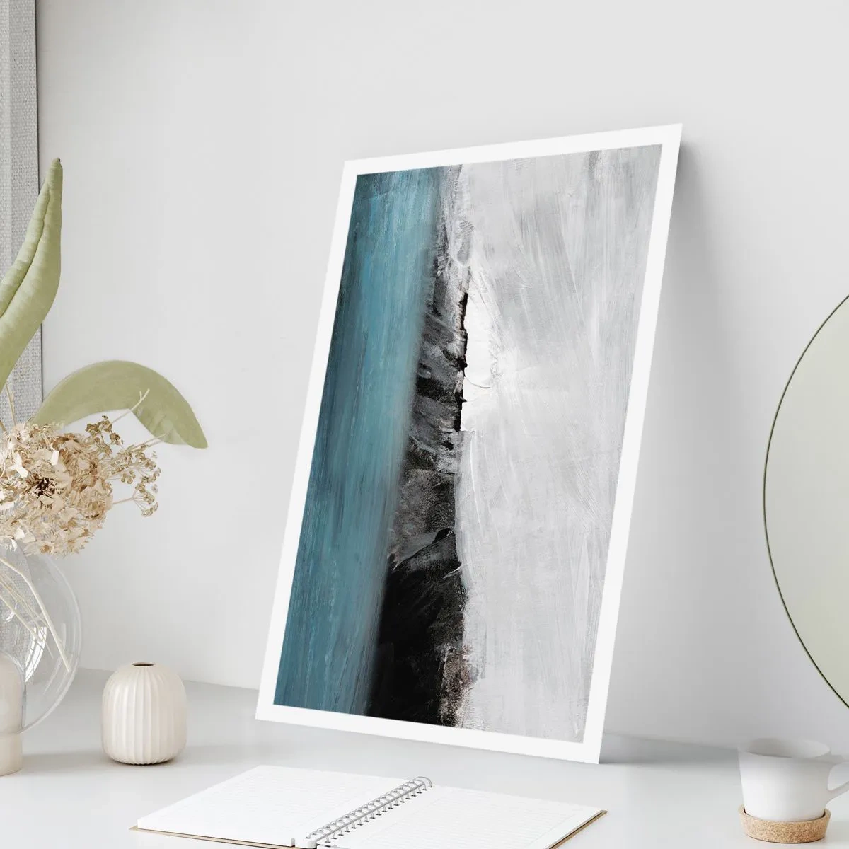 Poster - Wasser – Erde: Kampf der Naturelemente - 40x50 cm