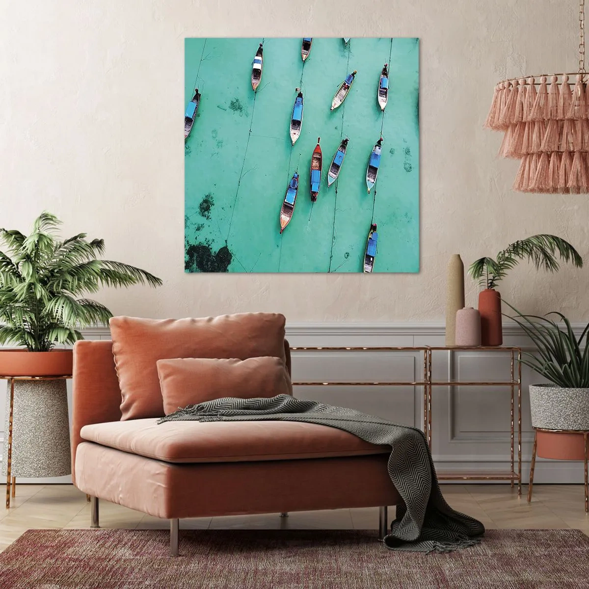 Bild auf Leinwand - Leinwandbild - In freudiger Erwartung - 50x50 cm