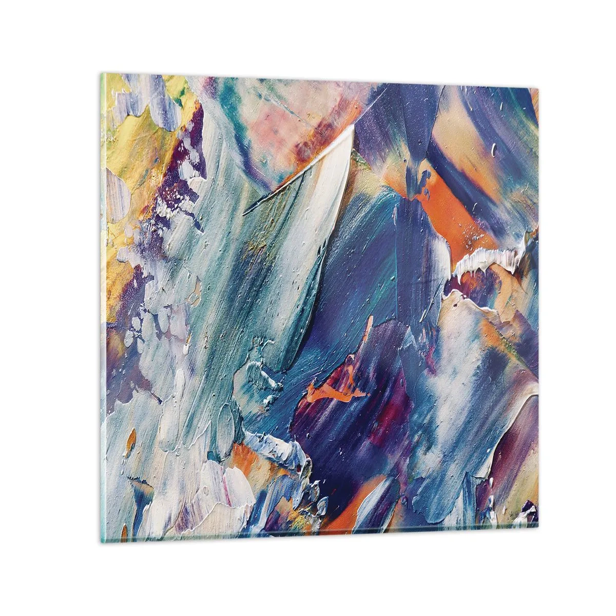 Glasbild - Bild auf glas - Farbverwirrung - 30x30 cm